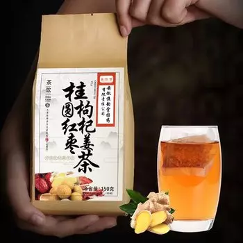 Bacilio Ginger Longan Красный имбирь Имбирный треугольный чайный пакетик Чай, дата, чай, чай, пакетик, (150г (5г30 пакетиков))