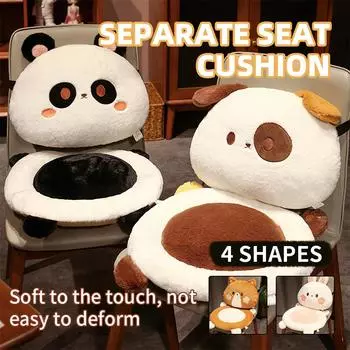 Back chair cushion, office chair cushion, multifunctional chair cushion, cute animal style 45x90cm
