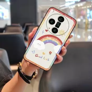 Back Cover TPU Phone Case For OPPO Find X7 Durable Soft case Cartoon Cover Anti-dust Silicone protective Full wrap Cute OPPO Find X7