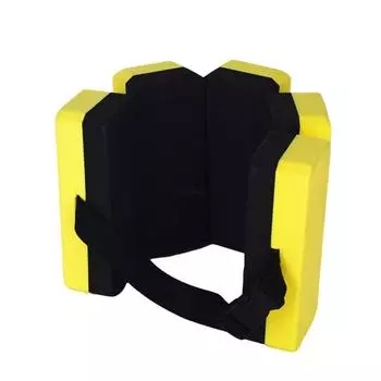 Back Kickboard, Swimming Belt, Adjustable Water Running Jogging Belt, Buoyancy Belt, Swimming Kickboard, Children s Adult Beginner Belt One Size жёлтый