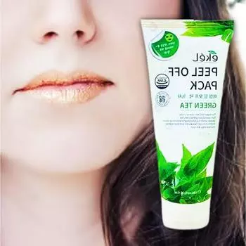 Back sebum, facial fluff removal pack, nose pack, pore reduction pack, chin whitehead, 1 pack, green tea
