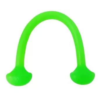 Back Shoulder Opening Pulling Rope Elastic Silicone Fitness Tape Women Men зелёный