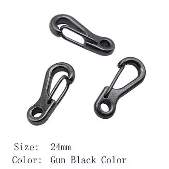 Back To School Jewelry & Accessories Keychain 5 Sizes 3 Colors Accessories Parts Women s Bag Accessories A04-10pcs-24mm-Nickel