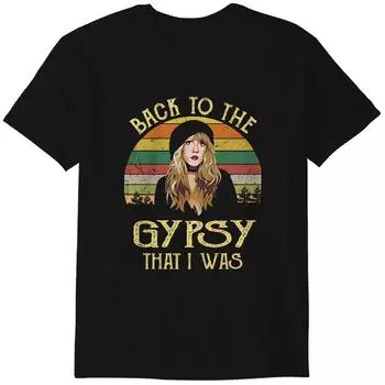 Back to The Gypsy That I was Funny T-Shirt Letter Print Vintage Music Shirts Classic T-shirt XL
