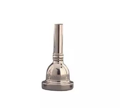 Back tuba mouthpiece 12 silver plated finish (sousaphone)