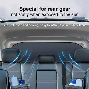 Back Window Sun Shades For Car Magnetic Auto Back Window Visor UV Protection Car Rear Window Sun Blocker For Children Rear