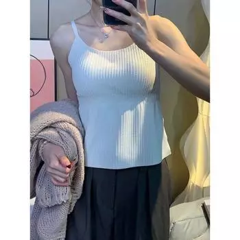 Backless Bra Integrated Fashion Tape Long Easy Matching Sling Crescent White 3XL