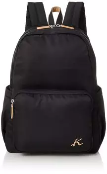 Backpack au lait 15671 The part that touches the body is made of mesh cushion fabric [Kitamura] R-0711 Women s Black/Cafe [Black]