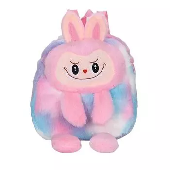 Backpack Cartoon Doll With Adjustable Shoulder Straps And Design Zipper