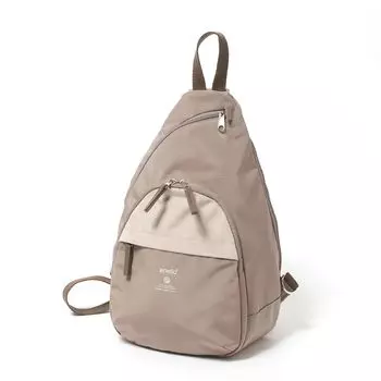 Backpack Color Gray Beige Free Size [Anello Grande] Women s
