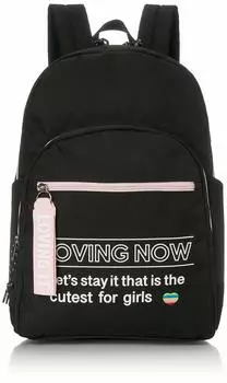 Backpack Daypack 30569 [Aventura] Black/Pink