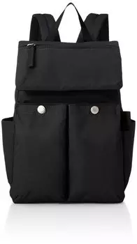 Backpack Double Hook Pocket Backpack S Size 2000804 Black [Isaac] Women s (10)