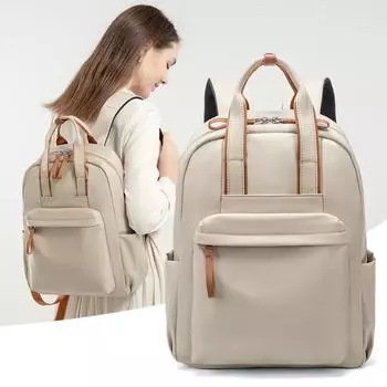 Backpack Female Computer Backpack Simple All-in-one Oxford Cloth Large Capacity Travel Bag