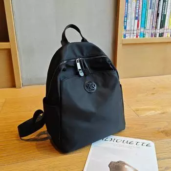Backpack Female Fashion Special-Interest Classy Sentong Qin Travel Black(Can put A4 paper)