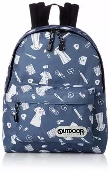 Backpack for Kids Cheerful All Over Pattern B5 Storage Large Capacity for Children Excursions Going to Kindergarten [Outdoor Products] 07.Nurse