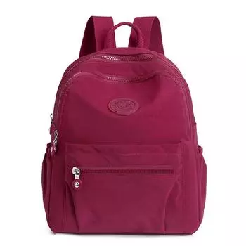 Backpack Ladies Fresh and Sweet Nylon Backpack Casual and Light Travel School Bag