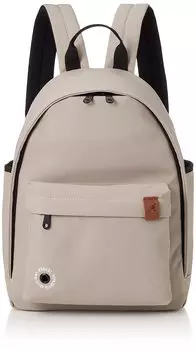 Backpack Leather Tag Deep Pack Inner Bag Included Beige One Size [Kangol]