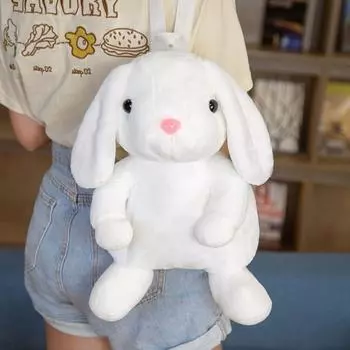 Backpack Lop-eared Rabbit Plush Backpacks Plush Schoolbag Stuffed Backpacks Children Backpacks