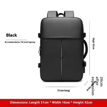 Backpack Men s Large Capacity Business Travel Short Trip Luggage Casual Expandable Multifunctional Computer Backpack 16