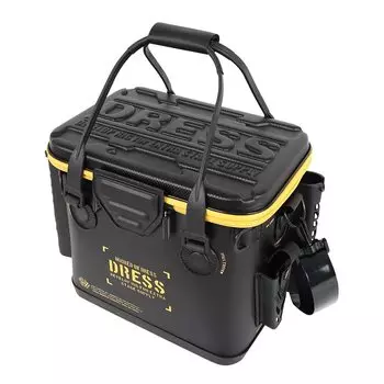 Backpack Mini mesh Fishing 17L Rod Holder EVA Multifunctional Fishing Tackle Fishing Case Waterproof Storage Container Tackle Bag [DRESS] Black/Orange