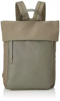 Backpack Recycled Nylon x Cow Leather Wrap Backpack 2001004 Greige [Isaac] Women s (26)