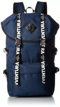 Backpack Rucksack Flap Backpack School Rucksack Commuting Bag Commuting Bag School Bag Water Repellent Nylon Large Capacity A4 30179 Navy [Aventura]