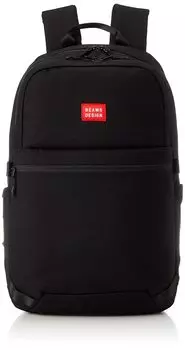 Backpack Unisex Large Capacity Backpack Cushion Casual Simple Visibility Nylon Standard Commuting to School Red One Size [Beams Design] (M) [ROUTINE]