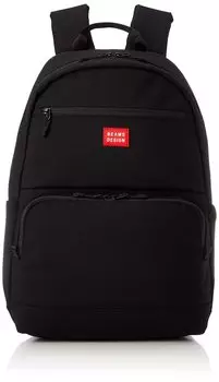 Backpack Unisex Large Capacity Backpack Cushion Casual Simple Visibility Nylon Standard Commuting to School Red one size [BEAMS DESIGN] (L) [ROUTINE]