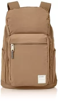 Backpack Water Repellent Lightweight 10 Pockets CIRCLE ATB3981 Beige [Anello] Women s