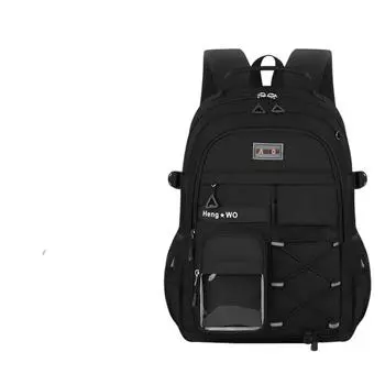 Backpack With Capacity And Lightening Function One Size чёрный