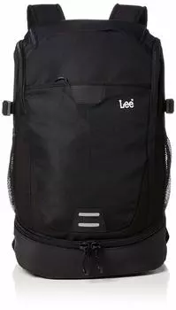 Backpack with waterproof rain large capacity black [Lee] cover, double-layered, lightweight, multi-functional, (PC storage),