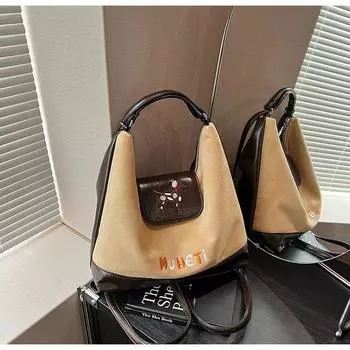 Backpack Women s Large Capacity 2024 New Casual Niche Design Multifunctional Crossbody Bag Dumpling Bag Backpack хаки