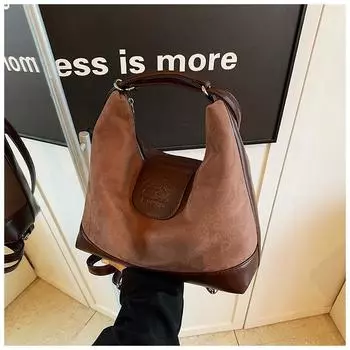 Рюкзак женский большой емкости 2024 новый повседневный нишевый многофункциональный сумка-мессенджер для работы сумка-рюкзак для пельменей чёрный