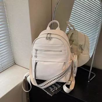 Backpack Women s Simple Retro Fashion Daily Versatile Trend Large Capacity Casual Student Backpack