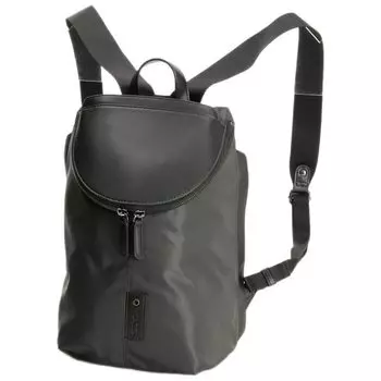 Backpack x Recycled Round Flap Mini Backpack 2002803 Gray [Isaac] [CORDURA Leather] Women s (11)