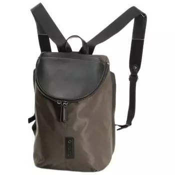 Backpack x Recycled Round Flap Mini Backpack 2002803 Khaki [Isaac] [CORDURA Leather] Women s (86)