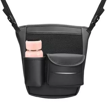 Backseat Car Organizer Backseat Car Storage Bag With Adjustable Buckle Straps Multi-Functional Road Trip Organization Automobile красный