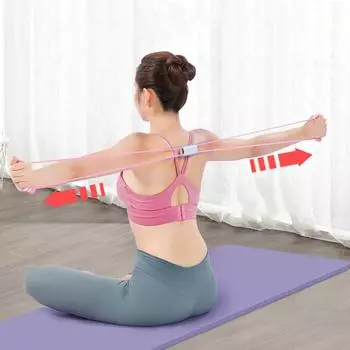 Бацзы Ралли Тянуть Канат Йога Фитнес Расширение Грудной Клети Тренировка Открытая Спина Плечи