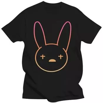 Bad Bunny T shirt bad bunny badbunny conejo malo el conejo malo conejomalo reggaeton perreo S бежевый