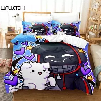 Badboyhalo Team SMP Bedding Set Duvet Cover Bed Set Quilt Cover Pillowcase Comforter king Queen Size Boys Adult Bedding Set 70x133cm 2pcs