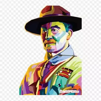 Baden Powell Robert Baden Powell Scouting для мальчиков, термопереносная печать, виниловые нашивки, наклейки для одежды, аппликации «сделай сам», моющиеся нашивки