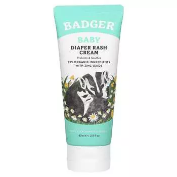 Badger, Детский крем от опрелостей, календула, 2,9 жидких унций (87 мл)