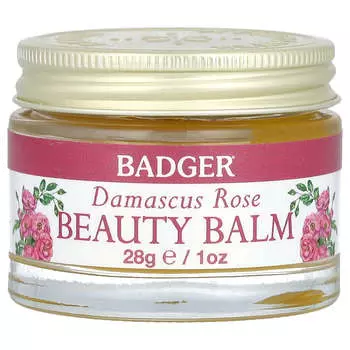 Badger, Organic, Beauty Balm, Damascus Rose, 1 oz (28 g)