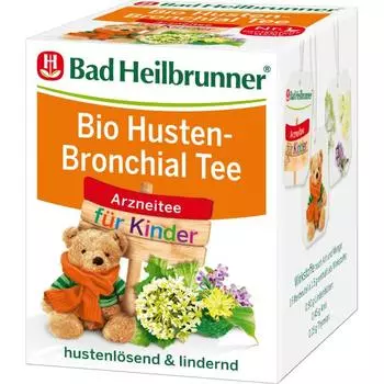 Badheilbrunner экологически чистый детский бронхиальный чай 8 упаковок по 12 г
