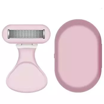 Badiae Женская бритва для удаления волос розовая, 1 упаковка, 1 шт., корейское бритвенное лезвие