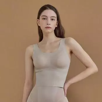 Badico тонкий бюстгальтер-топ Slim bra top black L