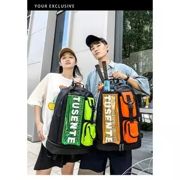 Бадминтон Фитнес Сумка Мужской Красивый Спортивный Рюкзак Красивая Сумка-ведро для мячей Детская Тренировочная Сумка 30x46x15cm