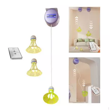 Бадминтон Самостоятельная тренировка Инструмент для тренировок в помещении Портативный эластичный канат с воланом Дистанционный пульт 3 Balls Set