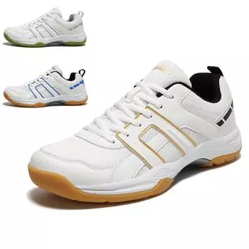 Badminton Shoes Men s and Women s Youth Training Shoes Table Tennis Shoes Tennis Shoes Breathable, Non-slip and Wear-resistant