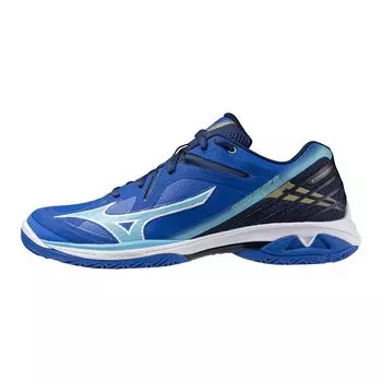 Бадминтонные кроссовки Wave Claw 3 Club Activities Gymnasium Lightweight Cushioning Blue x White x Navy см 2E [Mizuno] 25,5